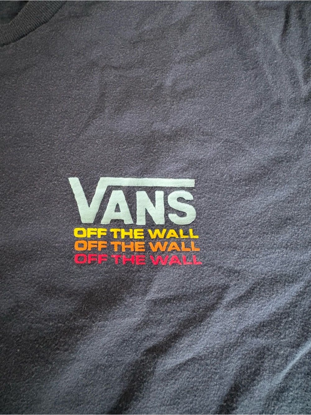 Vans Men's Navy Short-Sleeve Logo T-Shirt - Picture 3 of 7